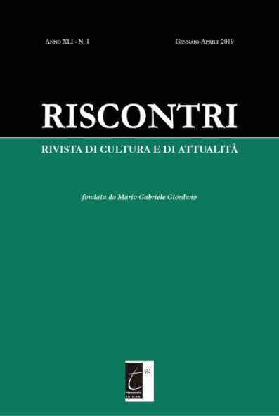 RISCONTRI N. 1 (GENNAIO-APRILE 2019)