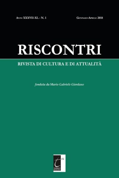 RISCONTRI N. 1 (GENNAIO-APRILE 2018)