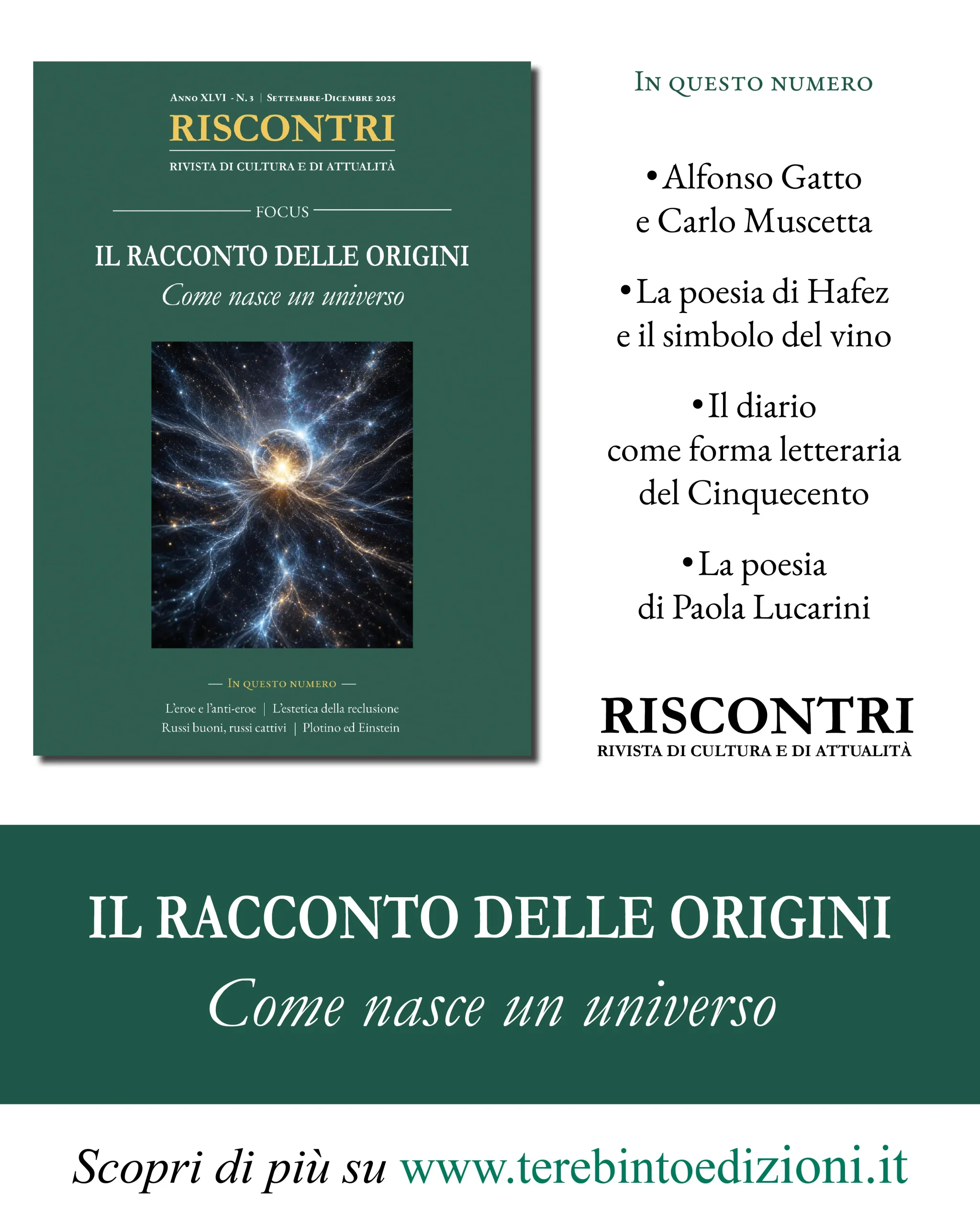 Rivista Riscontri, il racconto delle origini articoli